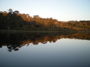 Lake Yeagarup at the close of day