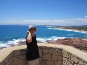 Looking back towards Kalbarri from Red Bluff
