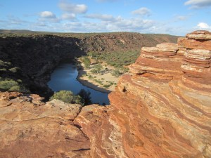 Beautiful sandstone formations at The Loop